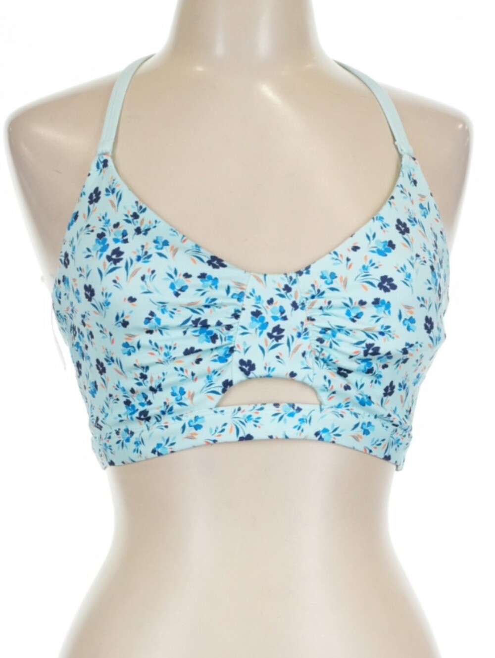 Adore Me Light Blue Floral Bralette NWT